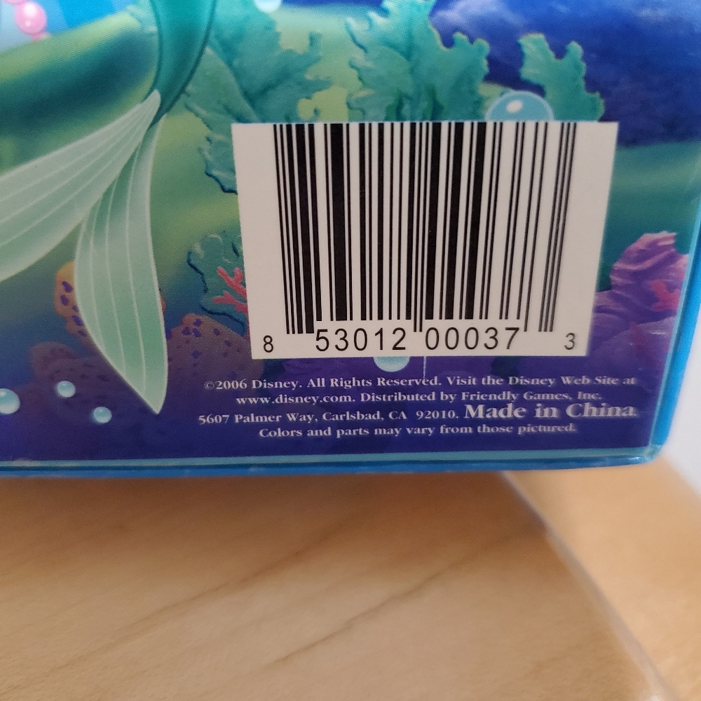 The little mermaid 3 in 1 card game set (2006) - Picture 6 of 7